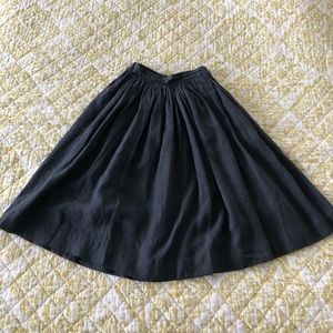 Elegant Black Midi Skirt